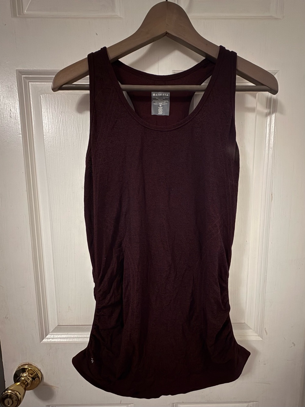 Athleta Deep Burgundy Racerback Tank